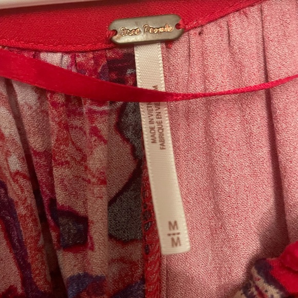 Free People Flowy Floral Blouse - Picture 3 of 3